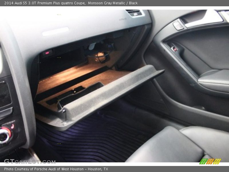Monsoon Gray Metallic / Black 2014 Audi S5 3.0T Premium Plus quattro Coupe