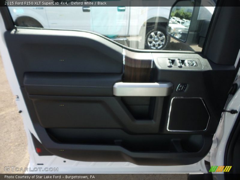 Oxford White / Black 2015 Ford F150 XLT SuperCab 4x4