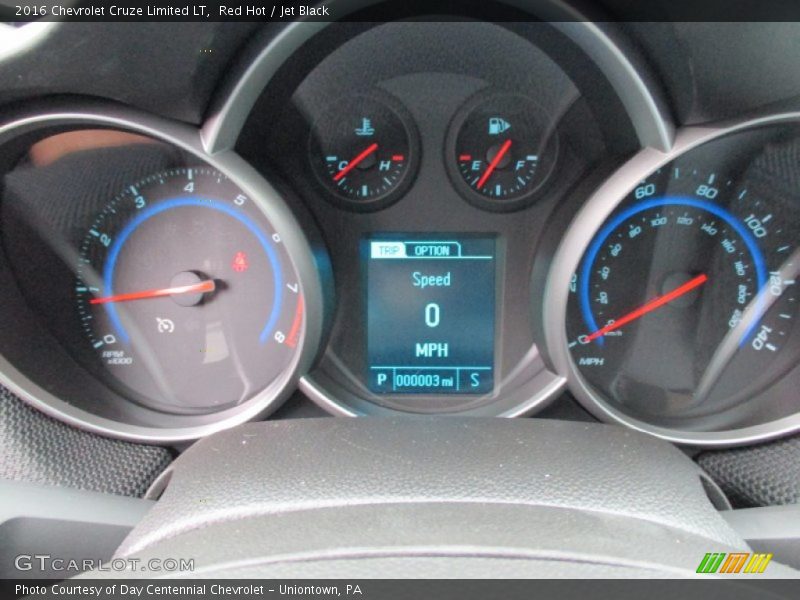 Red Hot / Jet Black 2016 Chevrolet Cruze Limited LT