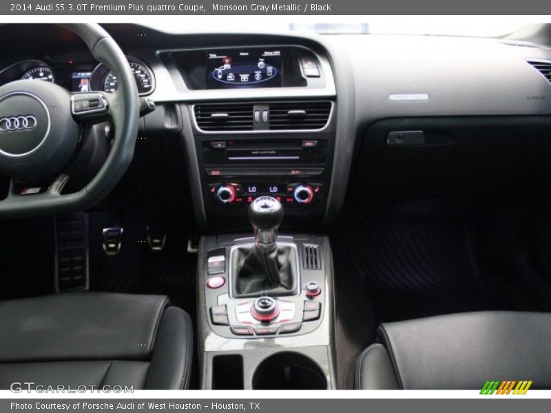 Monsoon Gray Metallic / Black 2014 Audi S5 3.0T Premium Plus quattro Coupe
