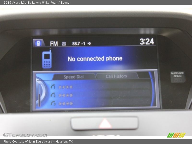 Bellanova White Pearl / Ebony 2016 Acura ILX