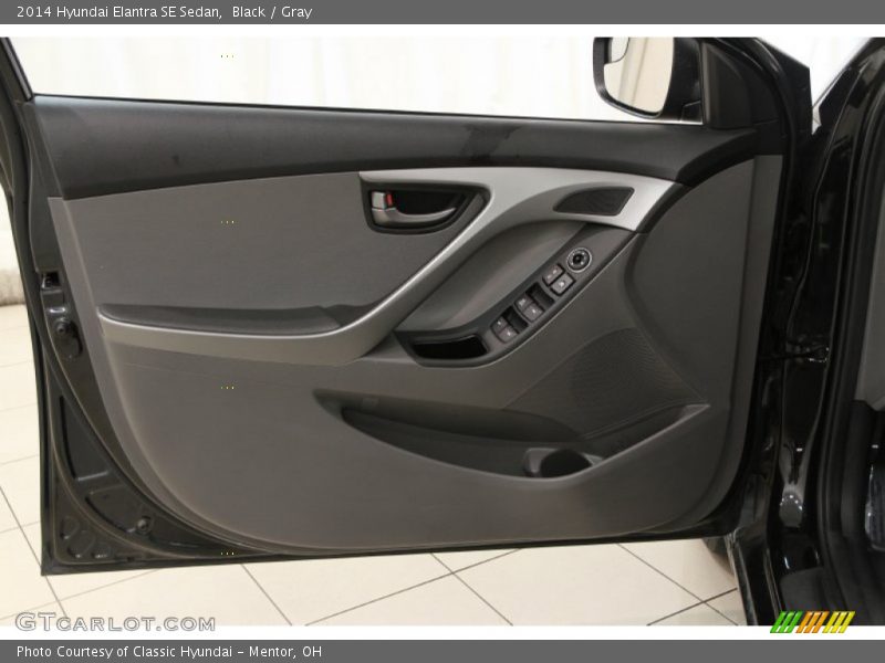 Black / Gray 2014 Hyundai Elantra SE Sedan