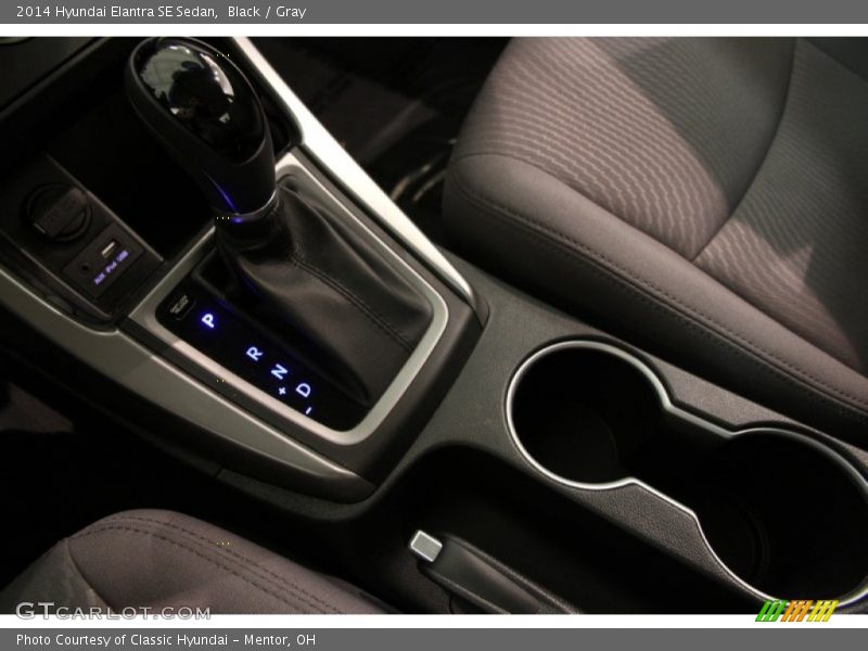 Black / Gray 2014 Hyundai Elantra SE Sedan