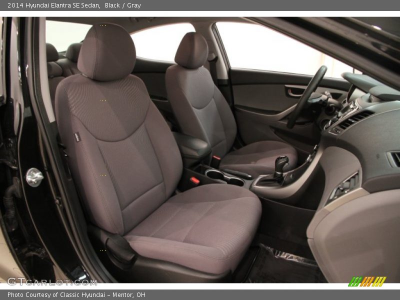 Black / Gray 2014 Hyundai Elantra SE Sedan