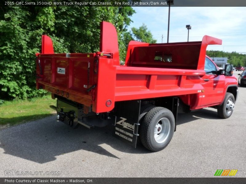 Fire Red / Jet Black/Dark Ash 2015 GMC Sierra 3500HD Work Truck Regular Cab Chassis