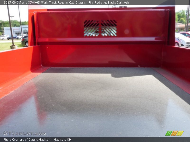 Fire Red / Jet Black/Dark Ash 2015 GMC Sierra 3500HD Work Truck Regular Cab Chassis