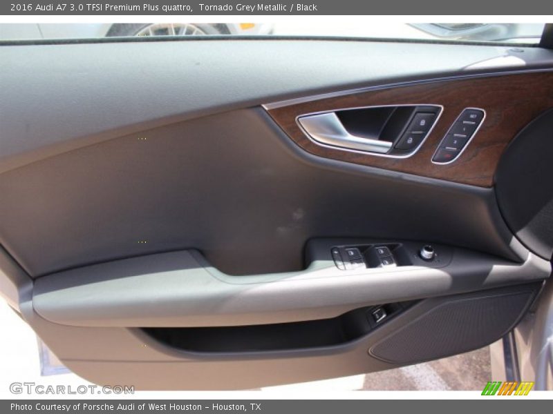 Tornado Grey Metallic / Black 2016 Audi A7 3.0 TFSI Premium Plus quattro