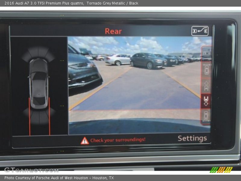 Tornado Grey Metallic / Black 2016 Audi A7 3.0 TFSI Premium Plus quattro