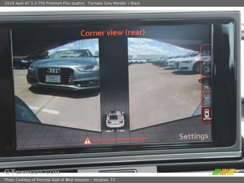 Tornado Grey Metallic / Black 2016 Audi A7 3.0 TFSI Premium Plus quattro