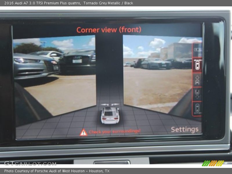 Tornado Grey Metallic / Black 2016 Audi A7 3.0 TFSI Premium Plus quattro
