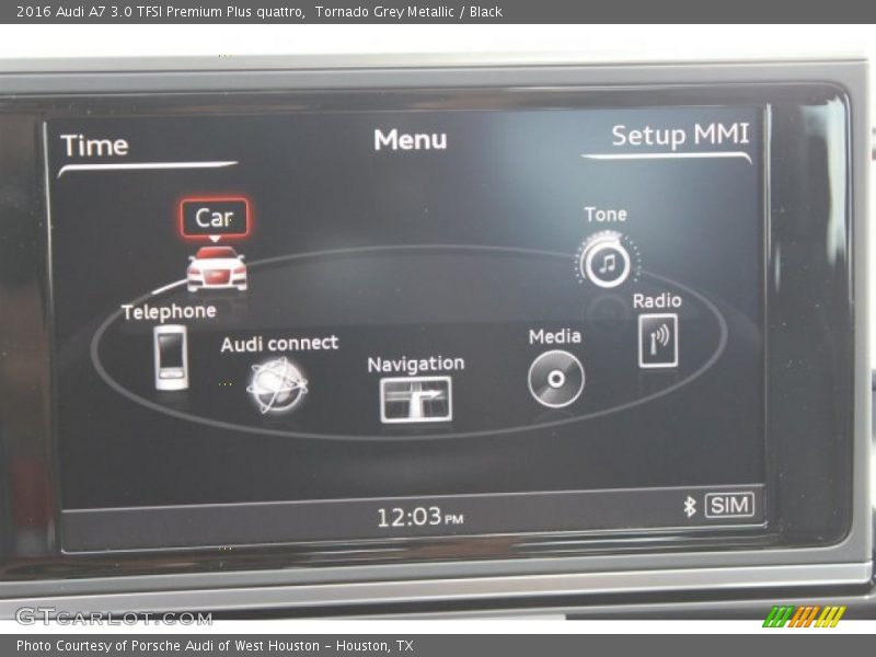 Tornado Grey Metallic / Black 2016 Audi A7 3.0 TFSI Premium Plus quattro