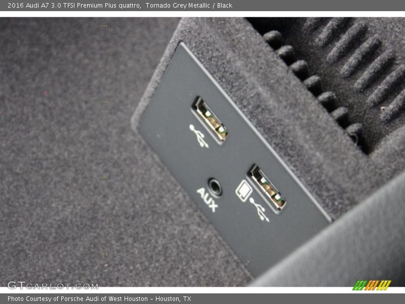 Tornado Grey Metallic / Black 2016 Audi A7 3.0 TFSI Premium Plus quattro