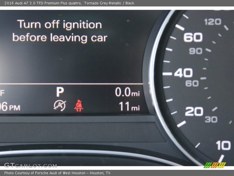 Tornado Grey Metallic / Black 2016 Audi A7 3.0 TFSI Premium Plus quattro