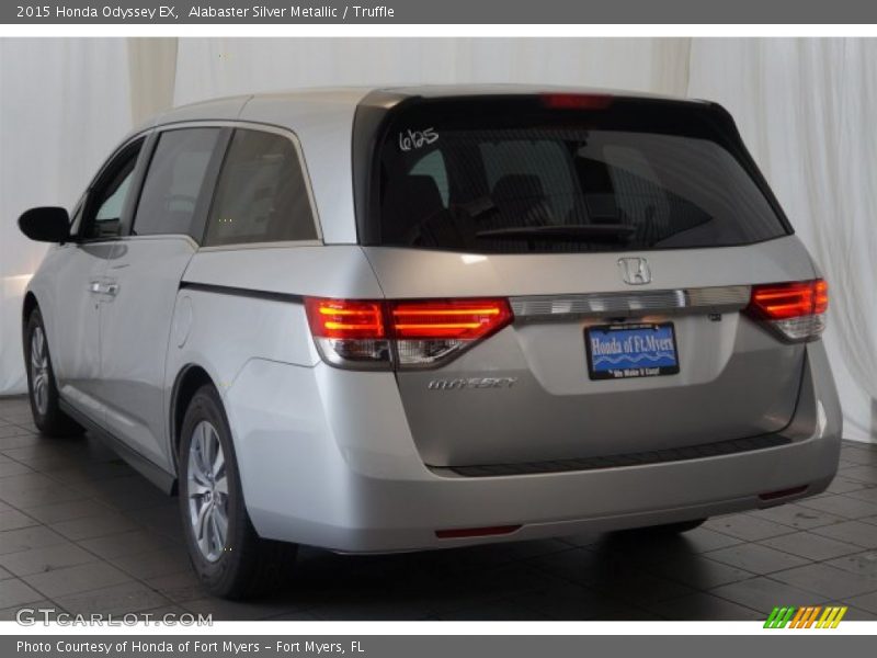 Alabaster Silver Metallic / Truffle 2015 Honda Odyssey EX