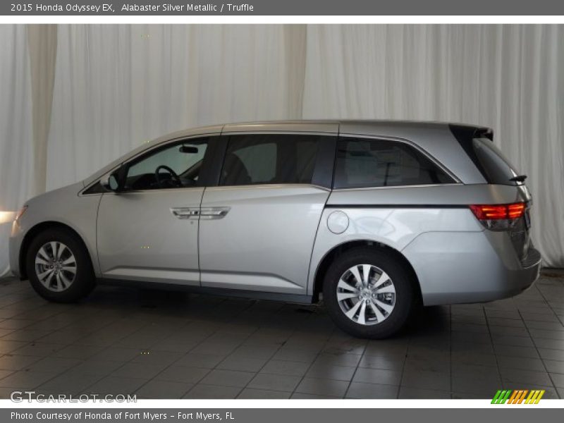 Alabaster Silver Metallic / Truffle 2015 Honda Odyssey EX