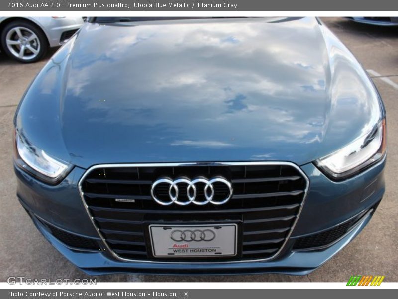 Utopia Blue Metallic / Titanium Gray 2016 Audi A4 2.0T Premium Plus quattro