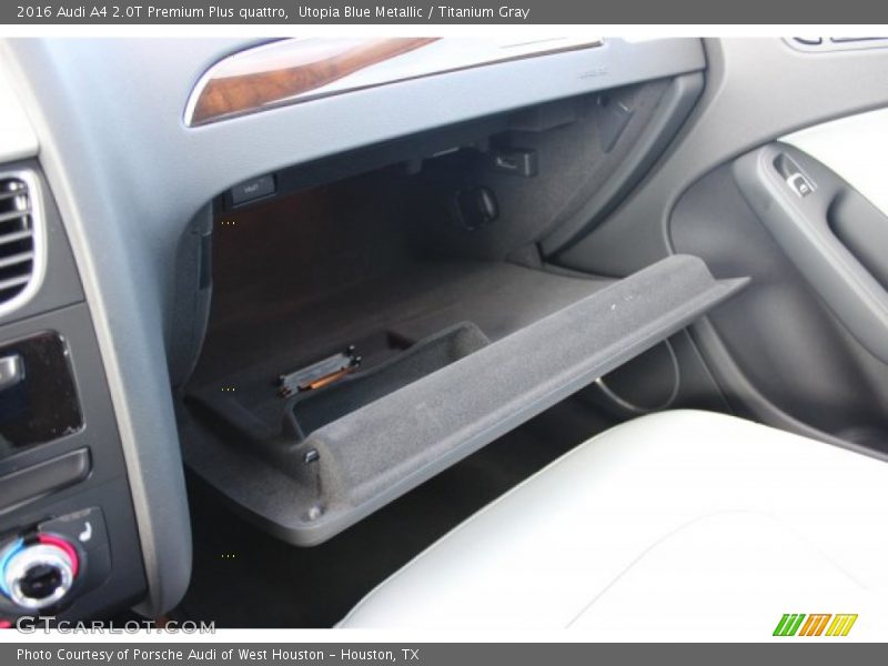 Utopia Blue Metallic / Titanium Gray 2016 Audi A4 2.0T Premium Plus quattro