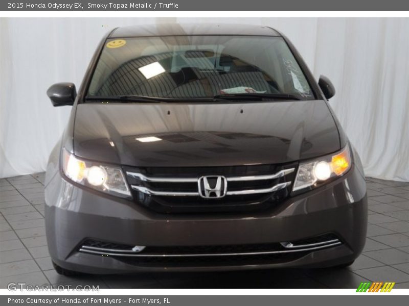 Smoky Topaz Metallic / Truffle 2015 Honda Odyssey EX