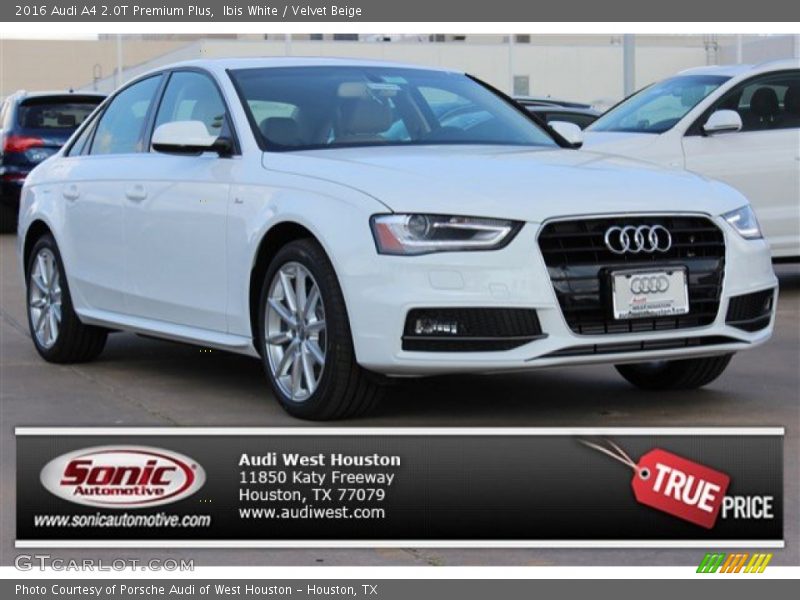 Ibis White / Velvet Beige 2016 Audi A4 2.0T Premium Plus