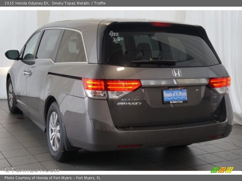 Smoky Topaz Metallic / Truffle 2015 Honda Odyssey EX