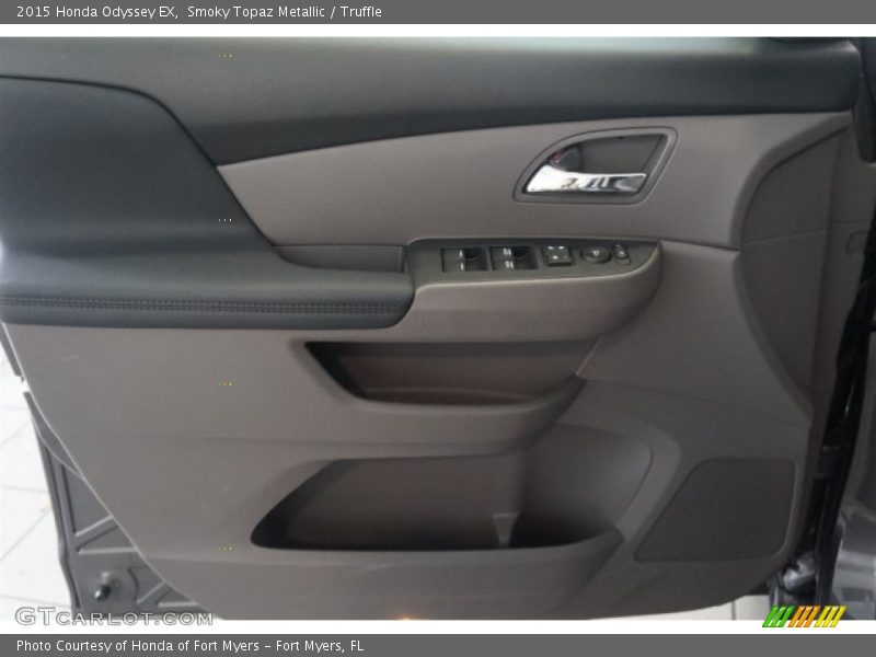 Smoky Topaz Metallic / Truffle 2015 Honda Odyssey EX