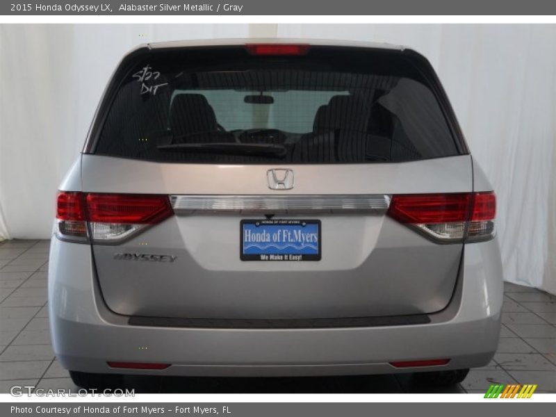 Alabaster Silver Metallic / Gray 2015 Honda Odyssey LX