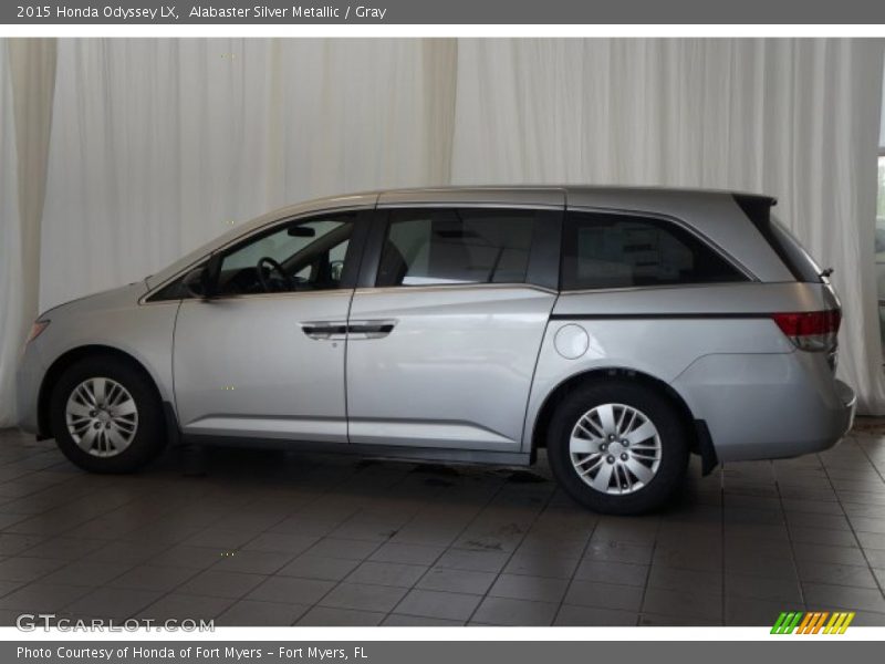 Alabaster Silver Metallic / Gray 2015 Honda Odyssey LX