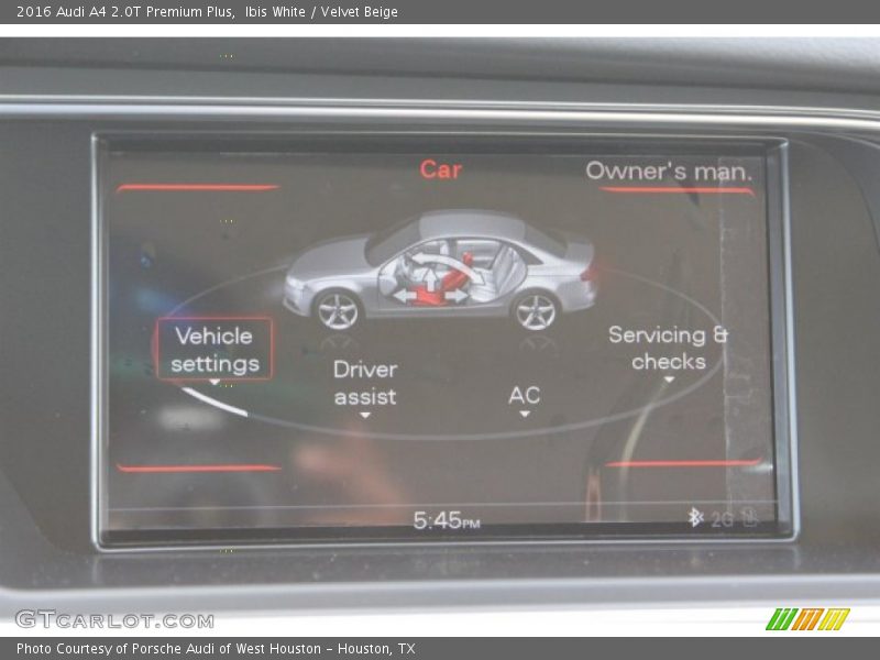 Ibis White / Velvet Beige 2016 Audi A4 2.0T Premium Plus