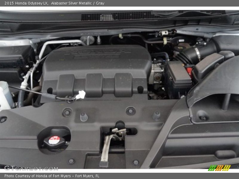 Alabaster Silver Metallic / Gray 2015 Honda Odyssey LX