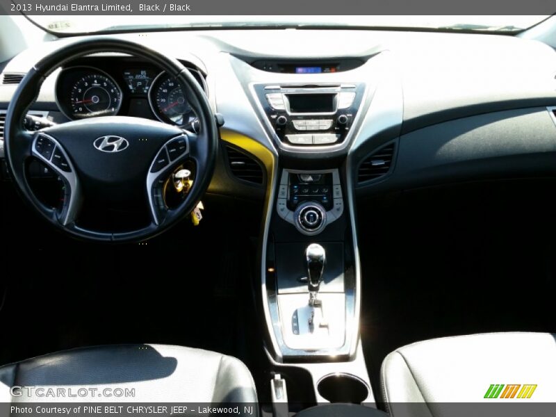 Black / Black 2013 Hyundai Elantra Limited