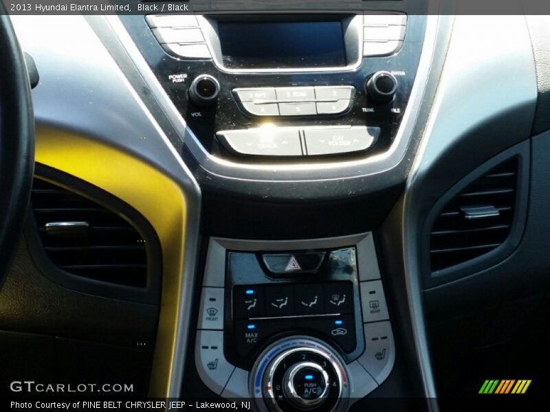 Black / Black 2013 Hyundai Elantra Limited