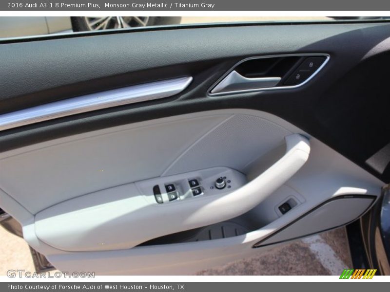 Monsoon Gray Metallic / Titanium Gray 2016 Audi A3 1.8 Premium Plus