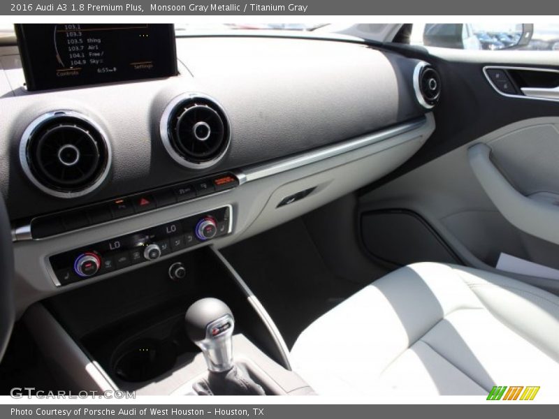 Monsoon Gray Metallic / Titanium Gray 2016 Audi A3 1.8 Premium Plus