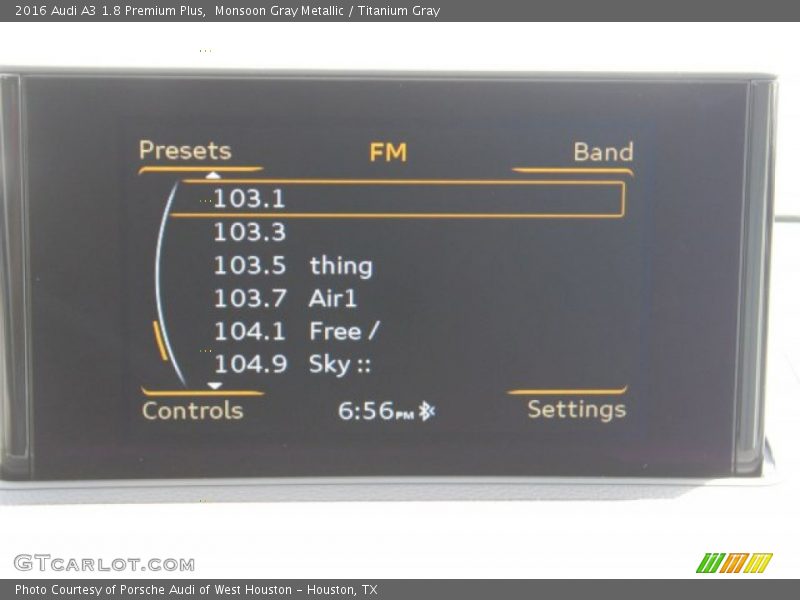 Monsoon Gray Metallic / Titanium Gray 2016 Audi A3 1.8 Premium Plus