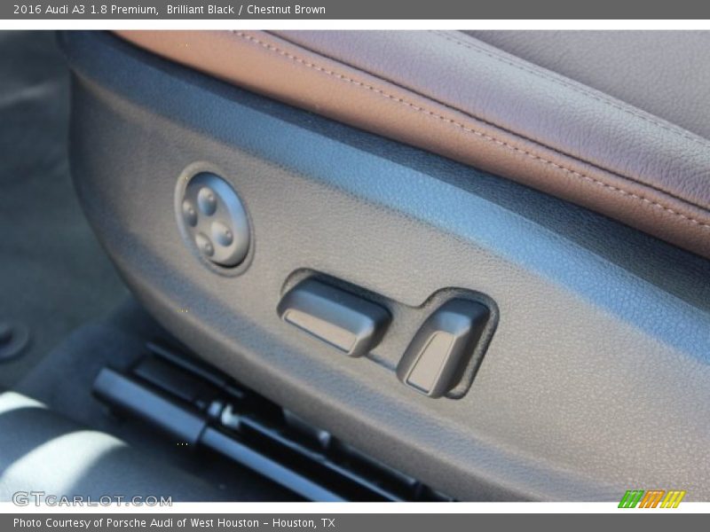 Brilliant Black / Chestnut Brown 2016 Audi A3 1.8 Premium