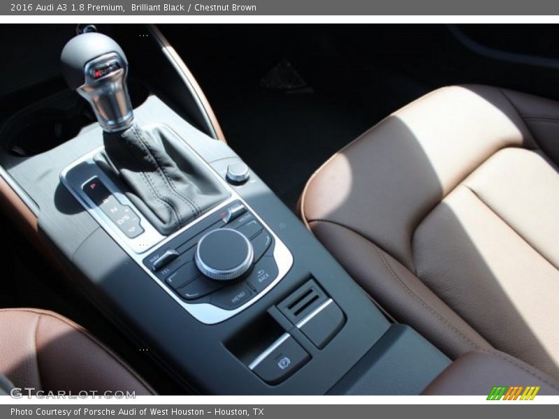 Brilliant Black / Chestnut Brown 2016 Audi A3 1.8 Premium