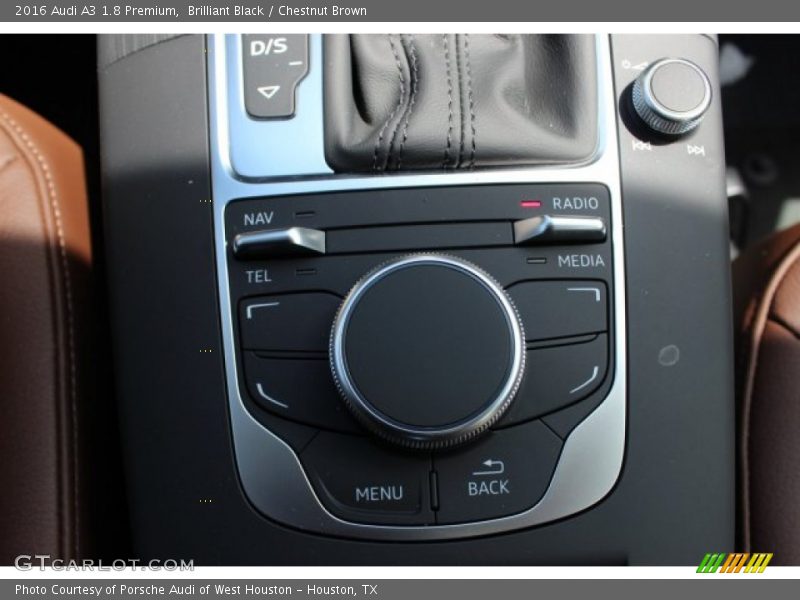 Brilliant Black / Chestnut Brown 2016 Audi A3 1.8 Premium
