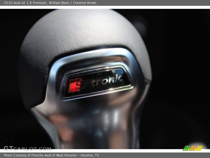 Brilliant Black / Chestnut Brown 2016 Audi A3 1.8 Premium