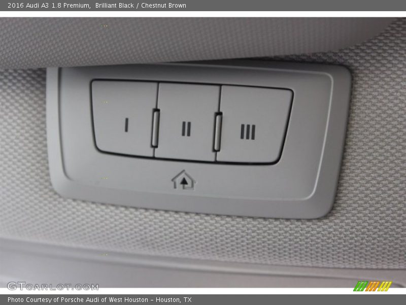 Brilliant Black / Chestnut Brown 2016 Audi A3 1.8 Premium