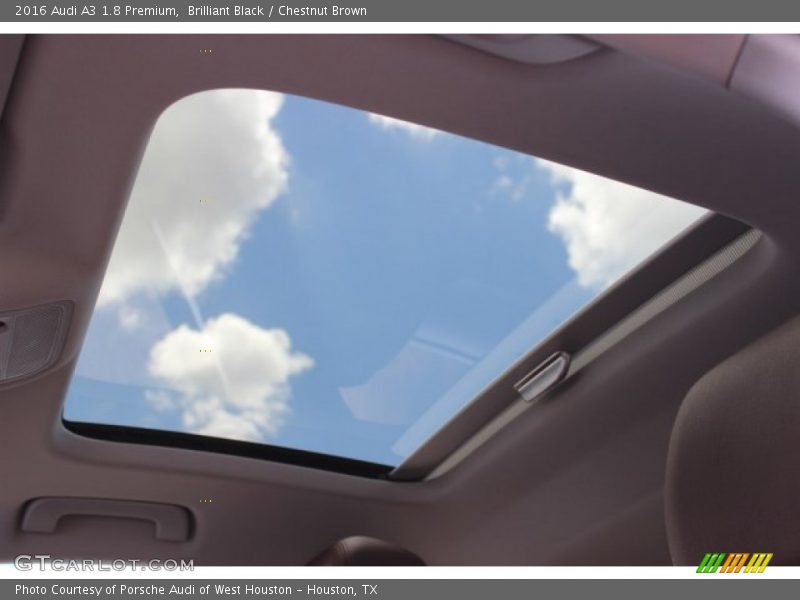 Brilliant Black / Chestnut Brown 2016 Audi A3 1.8 Premium