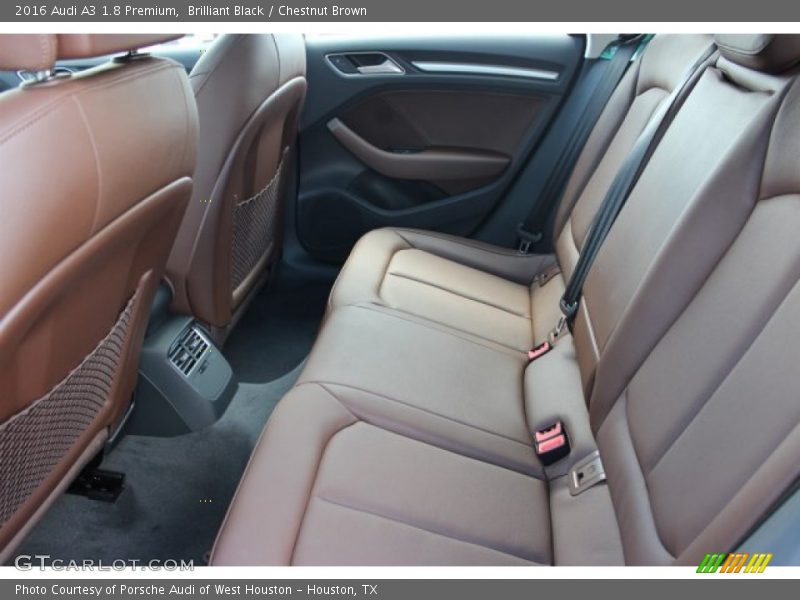 Brilliant Black / Chestnut Brown 2016 Audi A3 1.8 Premium