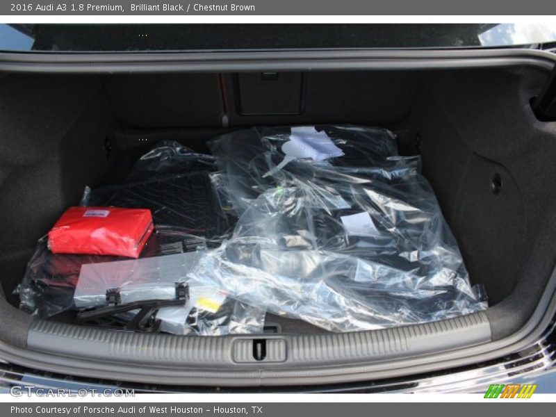 Brilliant Black / Chestnut Brown 2016 Audi A3 1.8 Premium