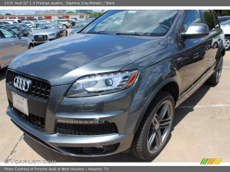 Daytona Gray Metallic / Black 2015 Audi Q7 3.0 Prestige quattro