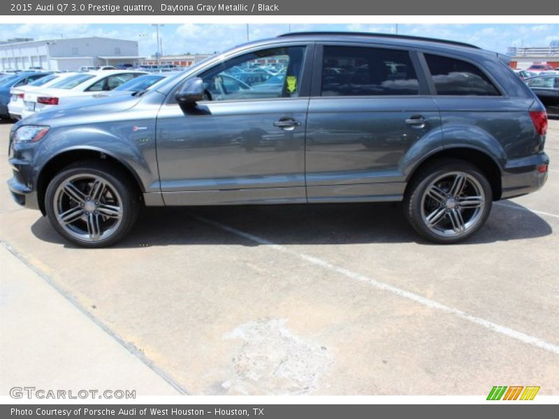Daytona Gray Metallic / Black 2015 Audi Q7 3.0 Prestige quattro