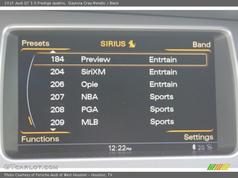 Daytona Gray Metallic / Black 2015 Audi Q7 3.0 Prestige quattro