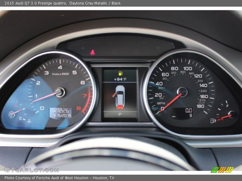Daytona Gray Metallic / Black 2015 Audi Q7 3.0 Prestige quattro