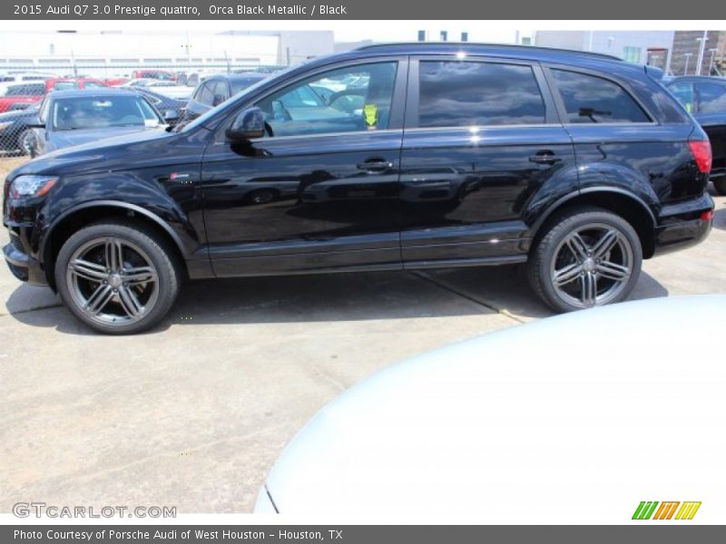 Orca Black Metallic / Black 2015 Audi Q7 3.0 Prestige quattro