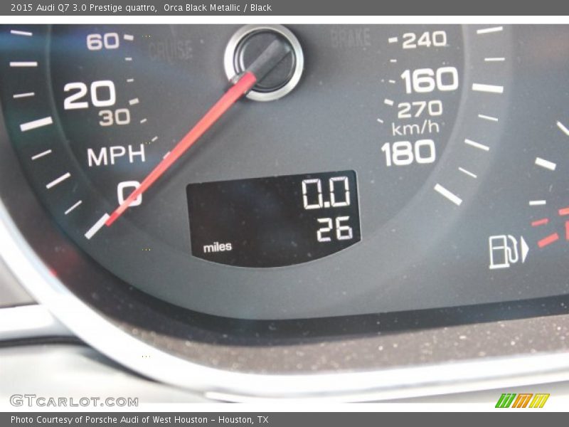 Orca Black Metallic / Black 2015 Audi Q7 3.0 Prestige quattro