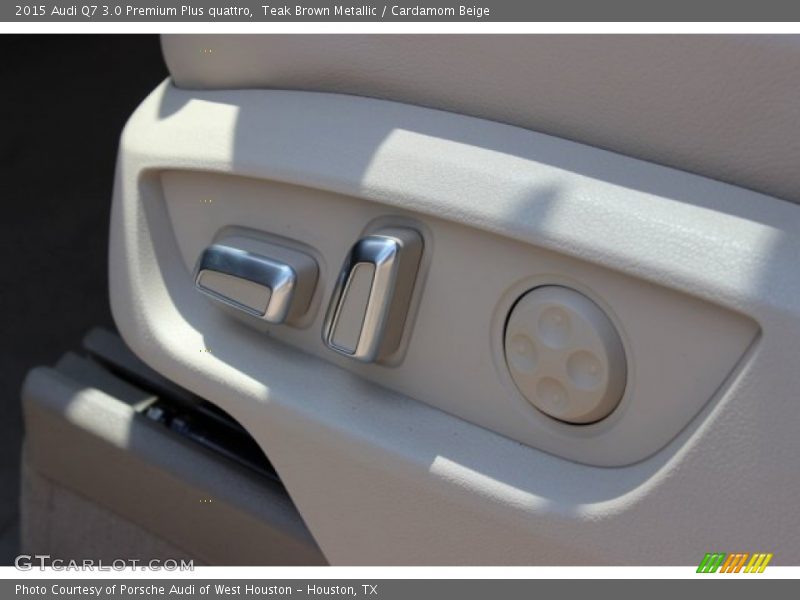 Teak Brown Metallic / Cardamom Beige 2015 Audi Q7 3.0 Premium Plus quattro