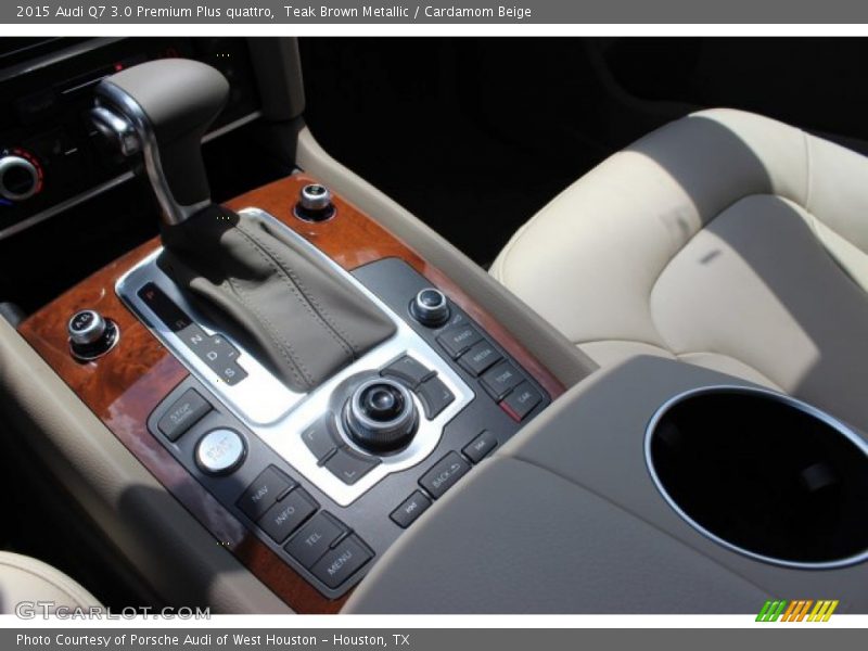 Teak Brown Metallic / Cardamom Beige 2015 Audi Q7 3.0 Premium Plus quattro